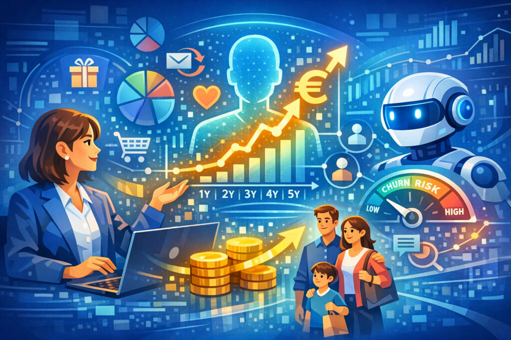 Asiakkaan elinkaariarvon ennustaminen tekoälyllä