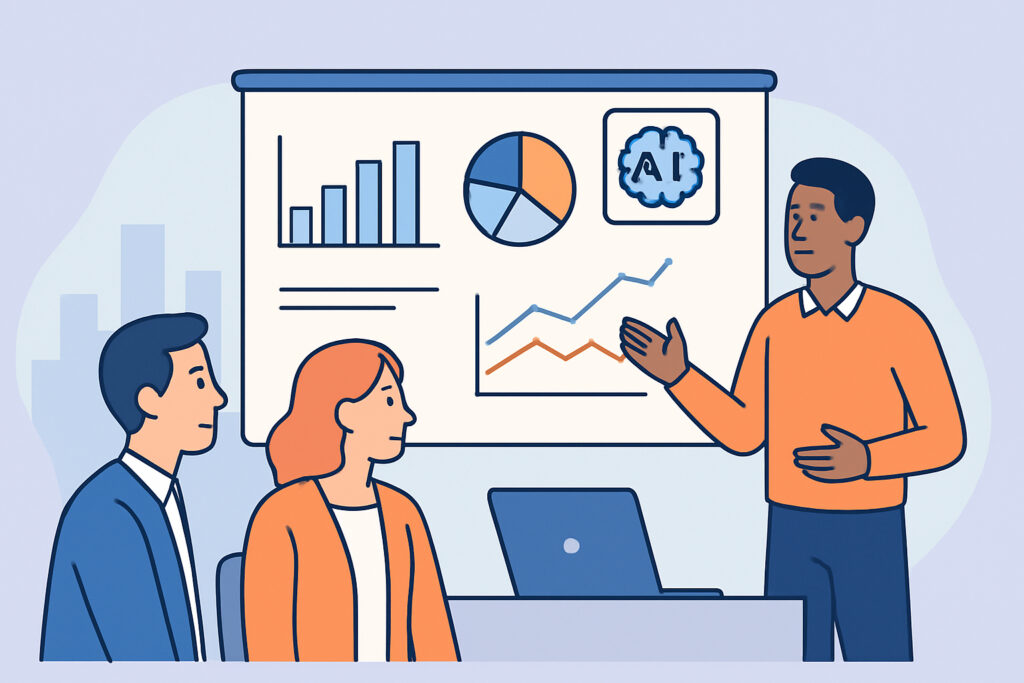 Automaattiset raportit ja dashboardit tekoälyllä johdolle
