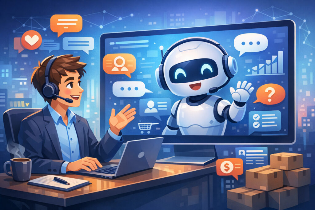 Chatbotit myynnin tukena – näin tekoäly hoitaa ensikontaktin