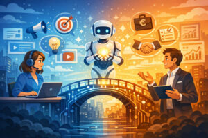 Markkinoinnin ja myynnin yhteispeli – tekoäly sillanrakentajana